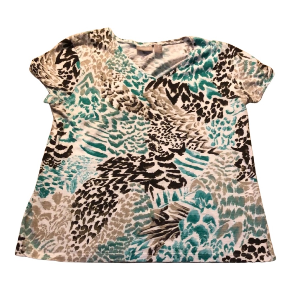 Chico’s top size 1 (M - 8) - Picture 2 of 5